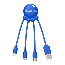 CABLE OCTOPUS BLEU